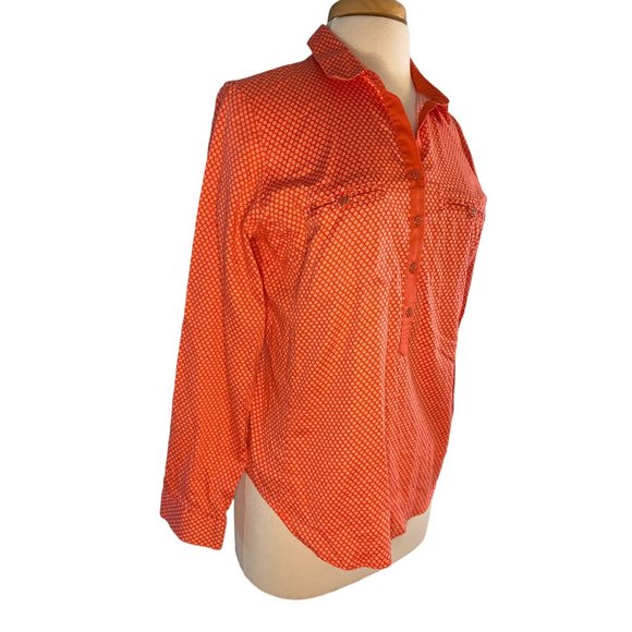 7th Avenue NY and Company Button Down Shirt Salmon Women's M - Picture 6 of 10